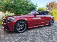 Gebraucht Mercedes C200 AMG line 184 PS (135 kW) 2018 Rot Cabrio