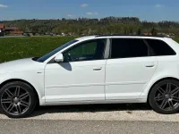 Gebraucht Audi A3 S-Line 125 PS (91 kW) 2009 Weiß Kleinwagen
