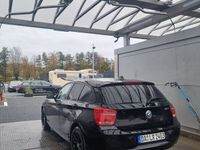 gebraucht BMW 116 i f20 schwarz 18 Zoll Neue Kette