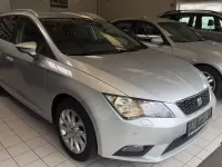 Gebraucht Seat Leon ST Style 110 PS (80 kW) 2015 Eissilber/estrella silver Kombi