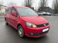 Gebraucht VW Caddy Maxi 102 PS (75 kW) 2011 Rot Van / Kleinbus