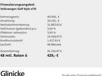 Neu VW Golf VIII Style 150 PS (110 kW) 2026 Grau Limousine