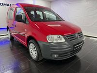 Second-hand VW Caddy Team 80 CP (58 kW) 2008 Roșu Monovolum