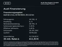 Gebraucht Audi Q4 e-tron 125 kW (170 PS) 2023 Kieselgrau SUV