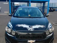 Gebraucht Chevrolet Aveo 86 PS (63 kW) 2013 Schwarz Kleinwagen