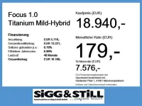 Gebraucht Ford Focus Titanium 155 PS (114 kW) 2023 Frostweiß Limousine