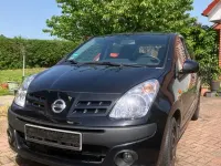 Gebraucht Nissan Pixo Acenta 68 PS (50 kW) 2009 Schwarz Kleinwagen