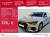 Gebraucht Audi A3 S-Line 150 PS (110 kW) 2023 Gletscherweiß metallic Limousine