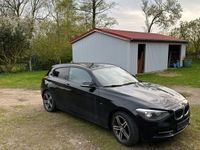 gebraucht BMW 116 i Sportline 1. Hand TÜV 10.2025 Schwarz