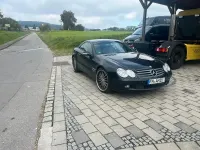 Gebraucht Mercedes SL500 300 PS (220 kW) 2003 Schwarz Cabrio