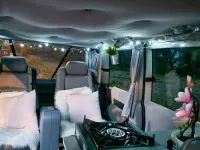Gebraucht Mercedes V220 2000 Grün Van / Kleinbus