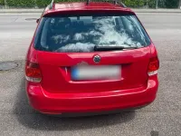 Gebraucht VW Golf VI 122 PS (89 kW) 2009 Rot Kleinwagen