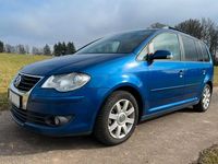 Gebraucht VW Touran Trendline 105 PS (77 kW) 2009 Blau Van / Kleinbus