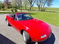 Używany Mazda MX5 116 KM (85 kW) 1990 Czerwony Kabriolet