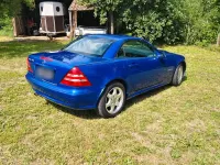 Gebraucht Mercedes SLK200 163 PS (119 kW) 2001 Blau Cabrio
