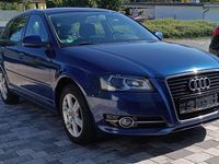 Usata Audi A3 Attraction 105 CV (77 kW) 2012 Blu Utilitaria