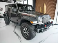 Gebraucht Jeep Wrangler Unlimited Rubicon 271 PS (199 kW) 2019 Granite crystal met. clear coa SUV