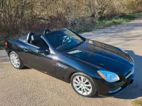 Gebraucht Mercedes SLK300 245 PS (180 kW) 2016 Schwarz Cabrio