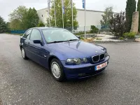 Brugt BMW 316 Compact 116 HK (85 kW) 2002 Blå Hatchback