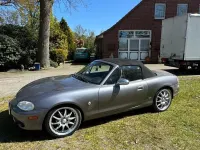 Gebraucht Mazda MX5 110 PS (80 kW) 2004 Silber Cabrio
