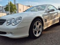 Gebraucht Mercedes SL500 306 PS (225 kW) 2006 Designo mystic weiß metallic Cabrio