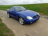 Gebraucht Mercedes SLK230 193 PS (141 kW) 1997 Blau metallic Cabrio