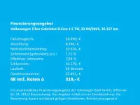 Gebraucht VW T-Roc Cabriolet R-line 150 PS (110 kW) 2021 Grau Cabrio
