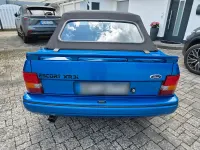 Gebraucht Ford Escort Cabriolet 102 PS (75 kW) 1990 Blau Cabrio