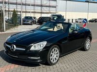 gebraucht Mercedes SLK200 in schwarz / beige