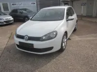 Gebraucht VW Golf VI Trendline 80 PS (58 kW) 2009 Weiß Kleinwagen