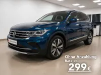 Gebraucht VW Tiguan Elegance 150 PS (110 kW) 2022 Nightshade blue metallic SUV