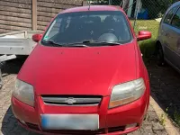 Gebraucht Chevrolet Aveo 94 PS (69 kW) 2007 Rot Kleinwagen