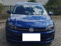 Gebraucht VW Polo Comfortline 95 PS (69 kW) 2018 Blau Kleinwagen