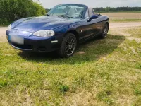 Usata Mazda MX5 110 CV (80 kW) 2003 Blu Cabrio
