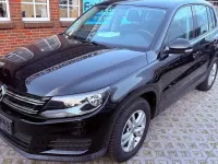 Gebraucht VW Tiguan Trendline 122 PS (89 kW) 2015 Schwarz SUV
