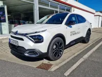 Używany Citroën e-C4 Shine 100 kW (136 KM) 2023 Biały Sedan/Limuzyna