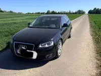 Usata Audi A3 Attraction 105 CV (77 kW) 2009 Nero Utilitaria