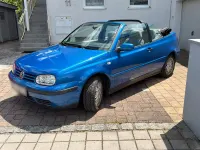 Gebraucht VW Golf 90 PS (66 kW) 2001 Blau Cabrio