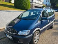 Gebraucht Opel Zafira Elegance 125 PS (91 kW) 2000 Blau Van / Kleinbus