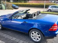 Gebraucht Mercedes SLK200 136 PS (100 kW) 1998 Blau Cabrio