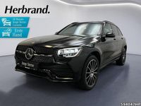 Gebraucht Mercedes GLC300e AMG 320 PS (235 kW) 2021 Metalliclack obsidianschwarz SUV