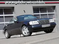 Gebraucht Mercedes E200 136 PS (100 kW) 1996 Smaragdschwarz (metallic) Cabrio