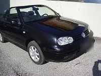 Gebraucht VW Golf Cabriolet Trendline 90 PS (66 kW) 2001 Schwarz Cabrio