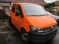 gebraucht VW Transporter T6Pritsche Doppelkabine, Klima, Kunstleder Sitze,