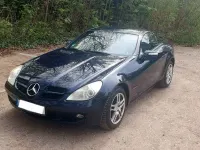 Gebraucht Mercedes SLK200 163 PS (119 kW) 2004 Blau Cabrio