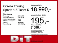 Gebraucht Toyota Corolla Team 122 PS (89 kW) 2020 Karminarot metallic Kombi