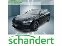 Neu Skoda Superb SportLine 193 PS (141 kW) 2025 Ebony schwarz metallic Kombi