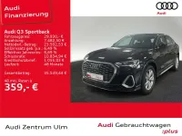 Gebraucht Audi Q3 S-Line 150 PS (110 kW) 2023 Mythosschwarz metallic SUV