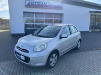 Gebraucht Nissan Micra Acenta 80 PS (58 kW) 2011 New silver (m) Kleinwagen