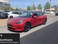 Brugt Tesla Model 3 Long Range RWD 208 kW (283 HK) 2021 Rød Sedan